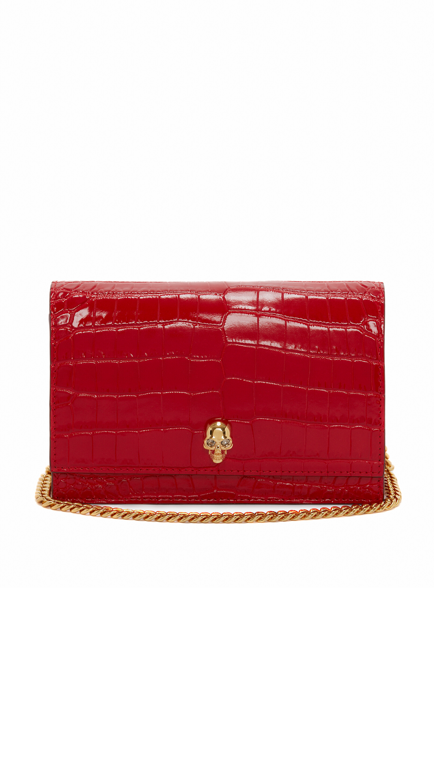 Small Skull Bag - Deep Red