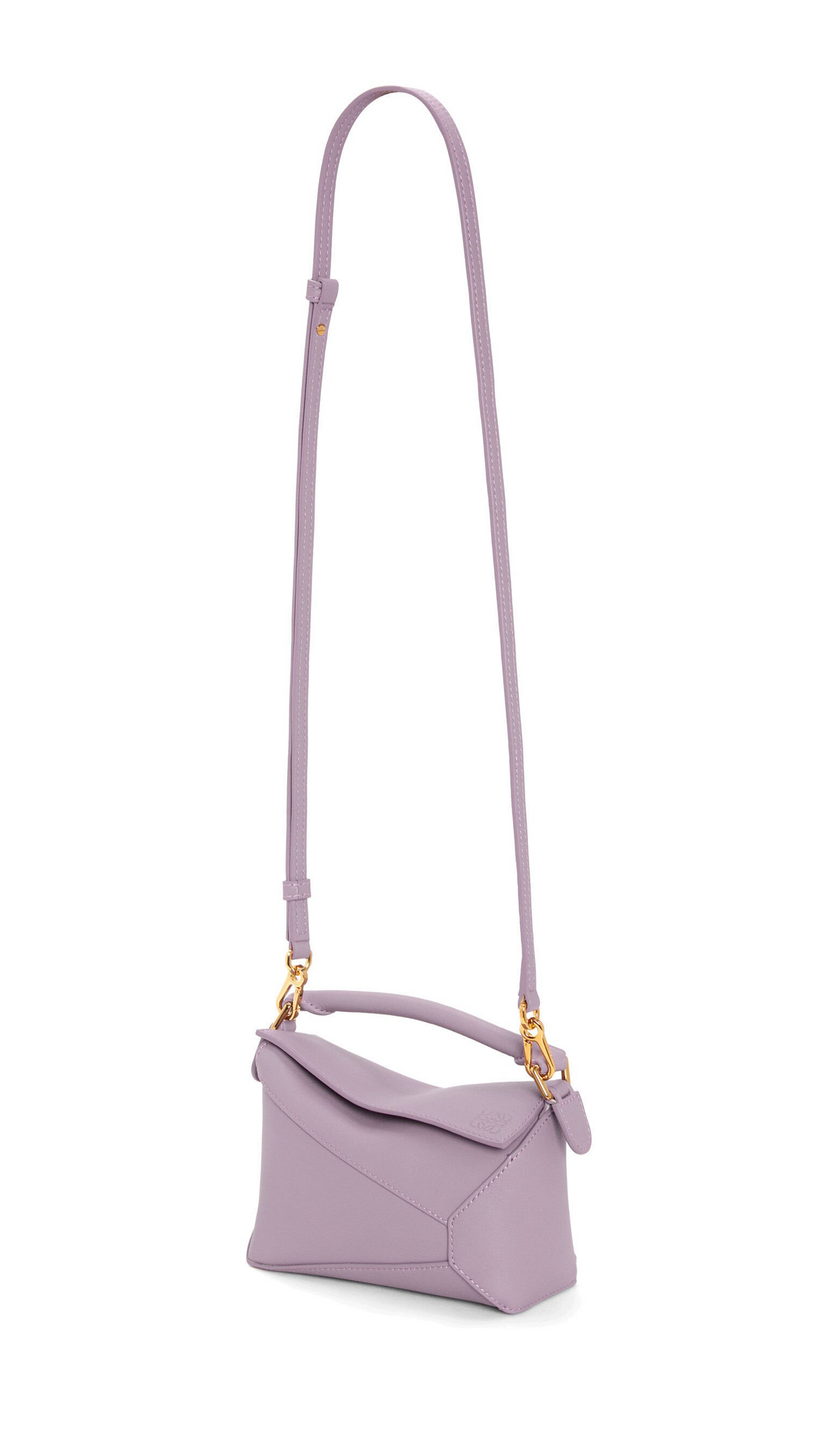 Mini Puzzle Bag in Classic Calfskin - Dirty Mauve