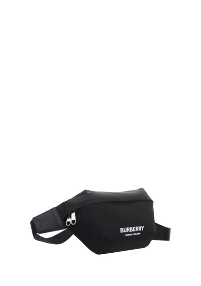 Sonny Belt Logo Print Nylon Sonny Bum Bag - Black