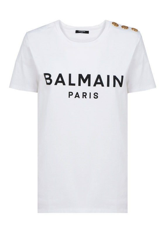 Logo Print T-Shirt - White