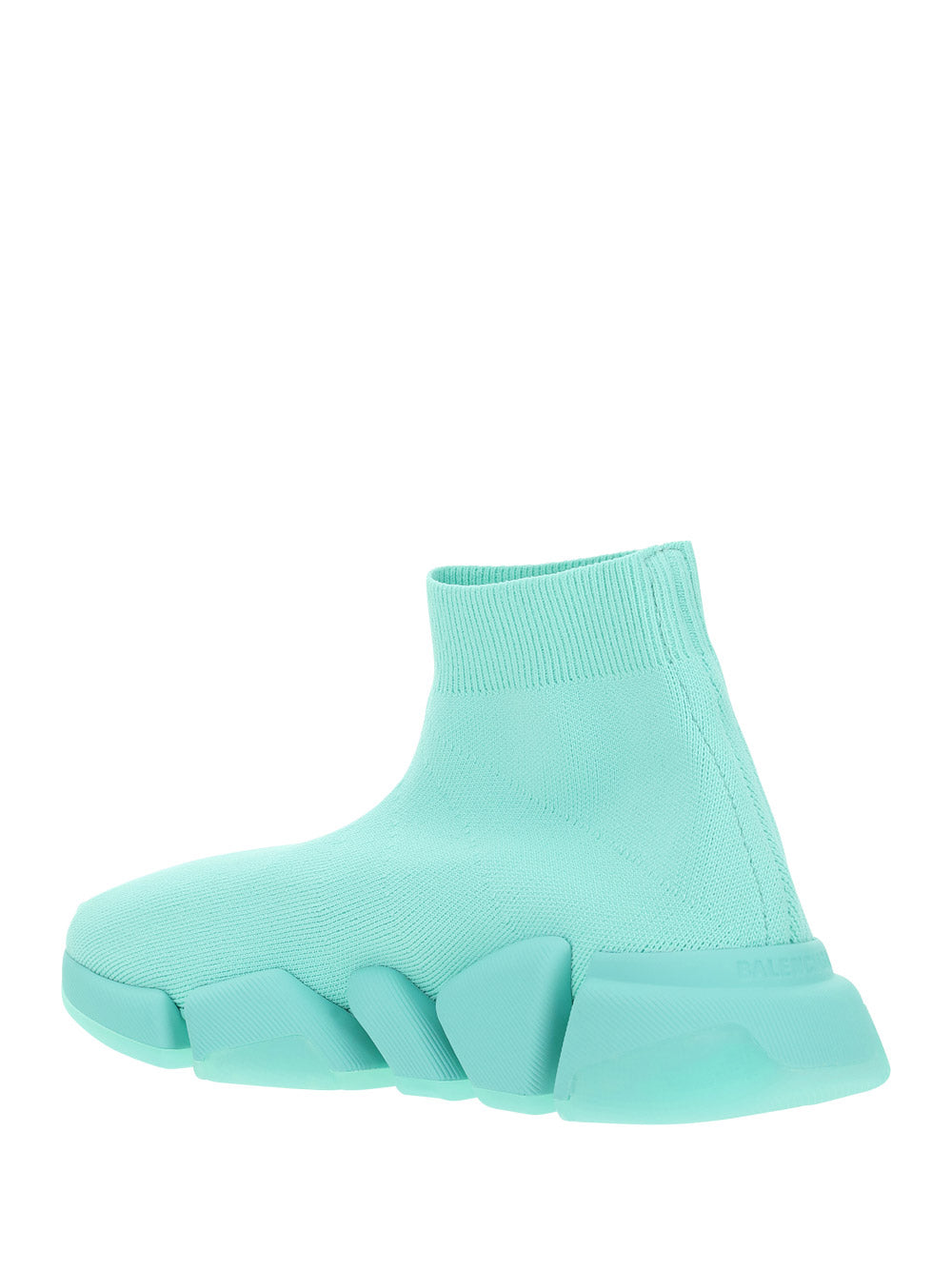 Speed 2.0 Recycled Knit Sneaker With Transparent Sole - Green