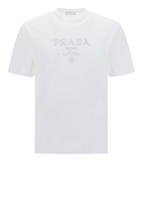 Cotton Embroidered T-Shirt - White