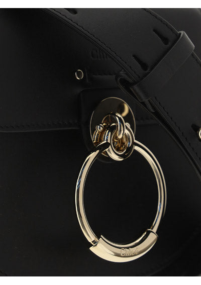 Tess Small Purse in Shiny & Suede Calfskin - Black