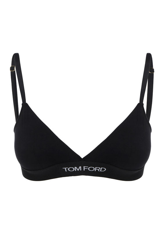 Modal Signature Bra - Black