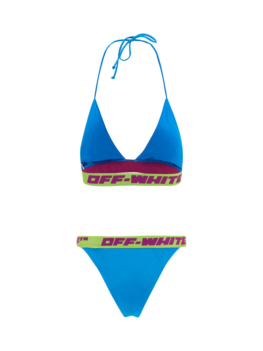 Logo Band Bikini - Blue