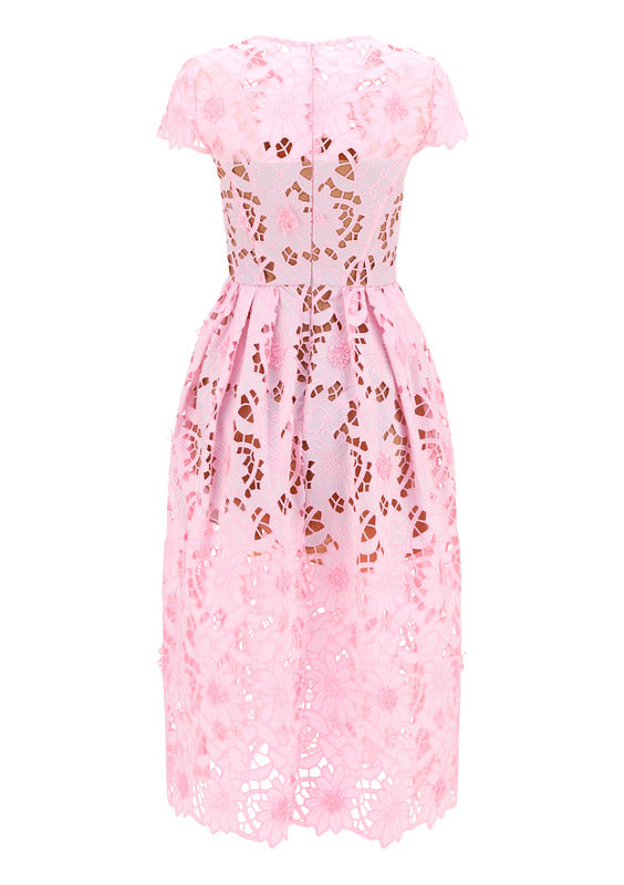 Peony Midi Dress - Light Pink