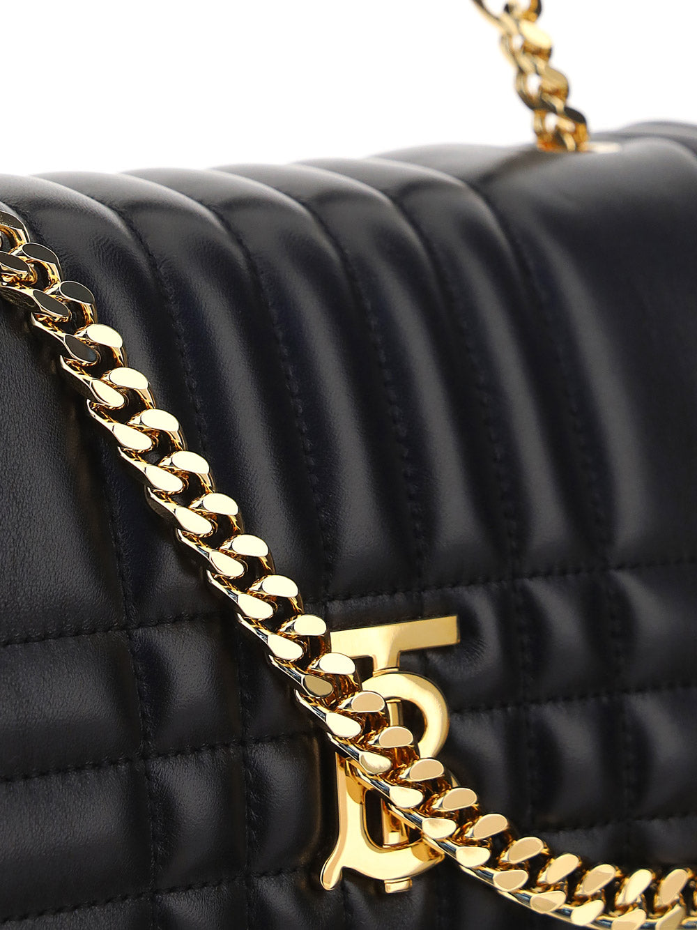 Small Quilted Lambskin Lola Satchel - Black