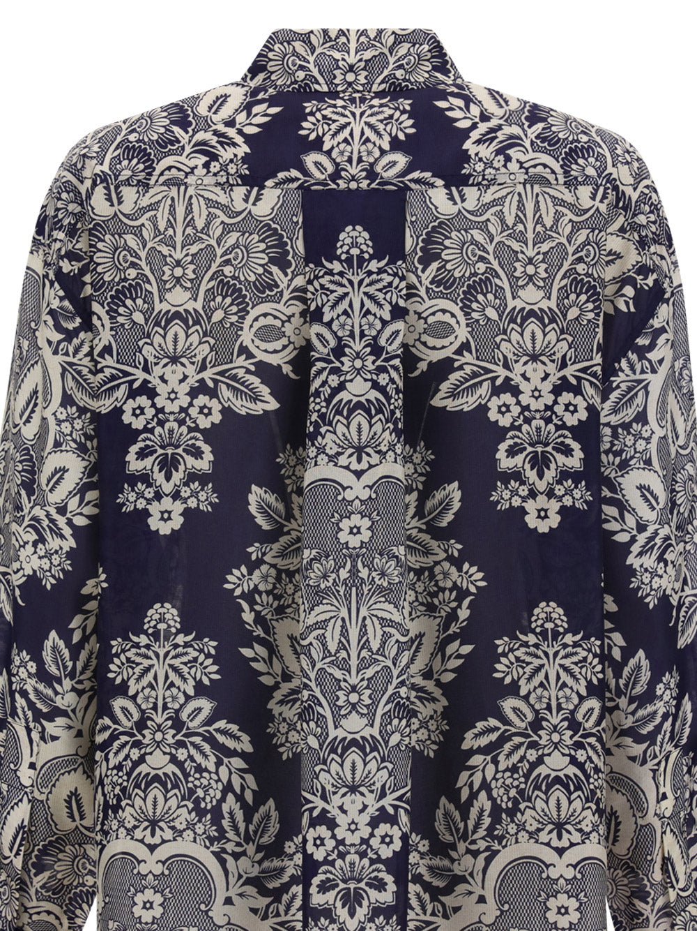 Pattie Relaxed Shirt - Navy / Beige