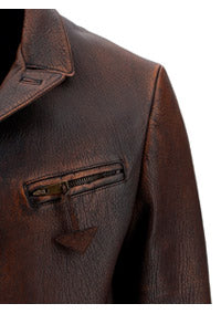 Nappa Leather Jacket - Brown