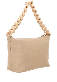Miu Spirit Madras Leather Bag - Beige