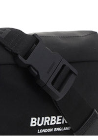 Sonny Belt Logo Print Nylon Sonny Bum Bag - Black