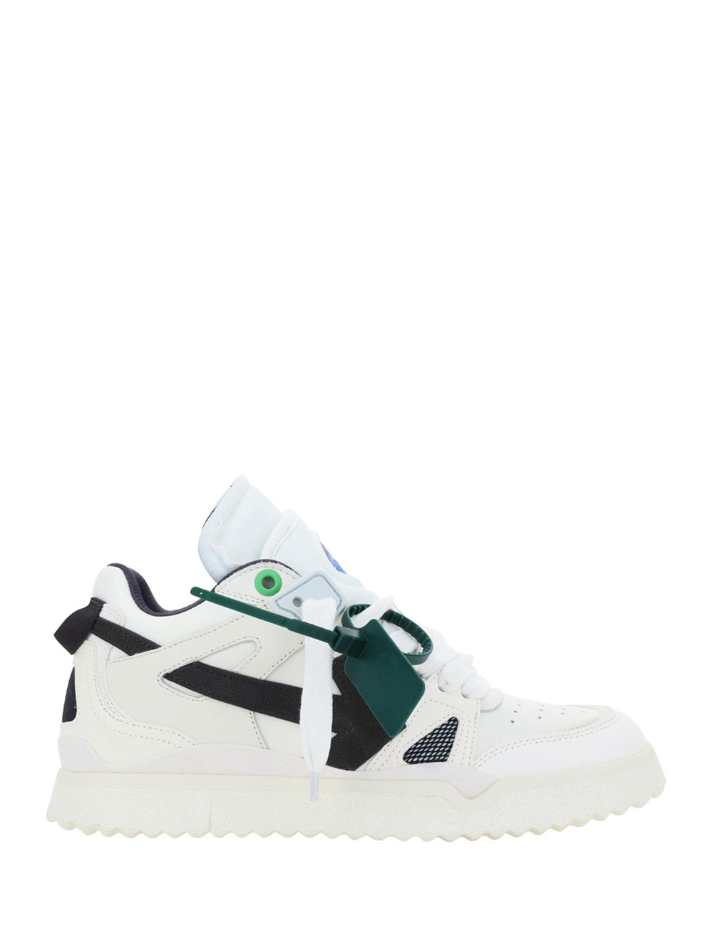 New Mid Top Sponge Sneakers - White