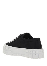 Nylon Gabardine Sneakers - Black