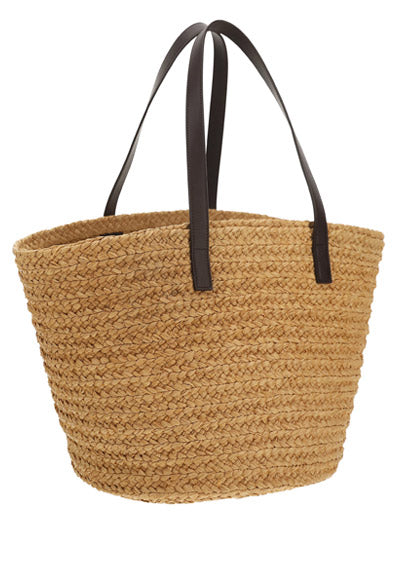 Panier Medium Raffia Tote - Natural