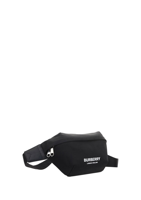 Sonny Belt Logo Print Nylon Sonny Bum Bag - Black