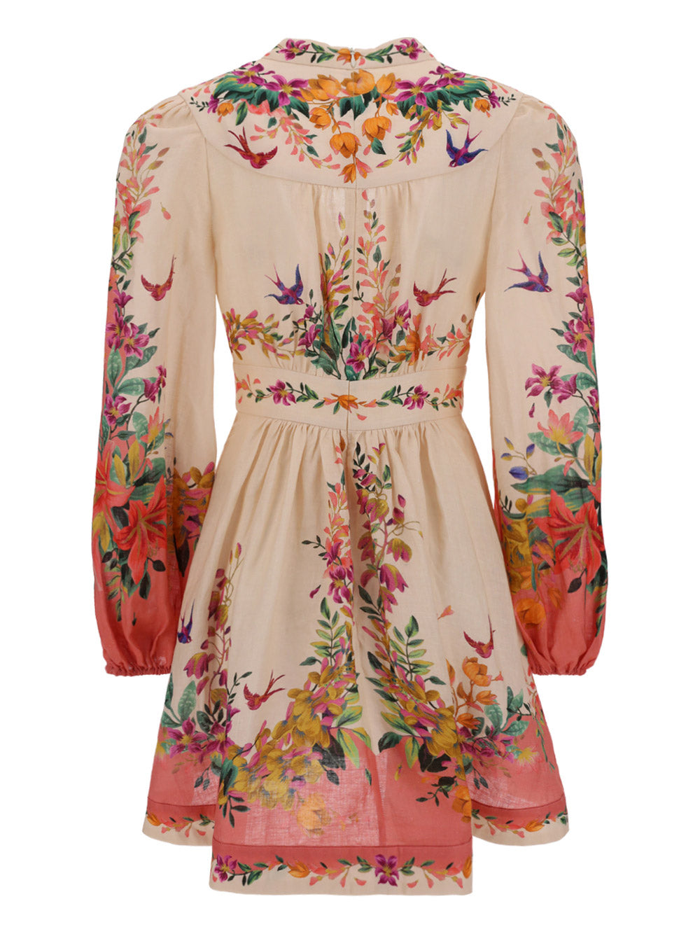 Tropicana Floral Print Mini Dress - Multi