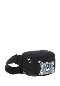 Canvas Kampus Tiger Belt Bag - Black