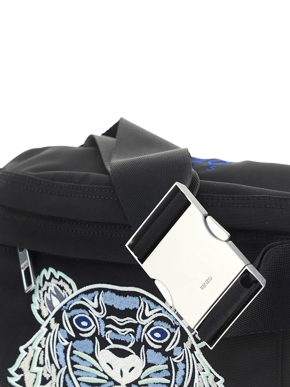 Canvas Kampus Tiger Belt Bag - Black