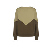 Houston Two Tone Logo Sweatshirt - Khaki
