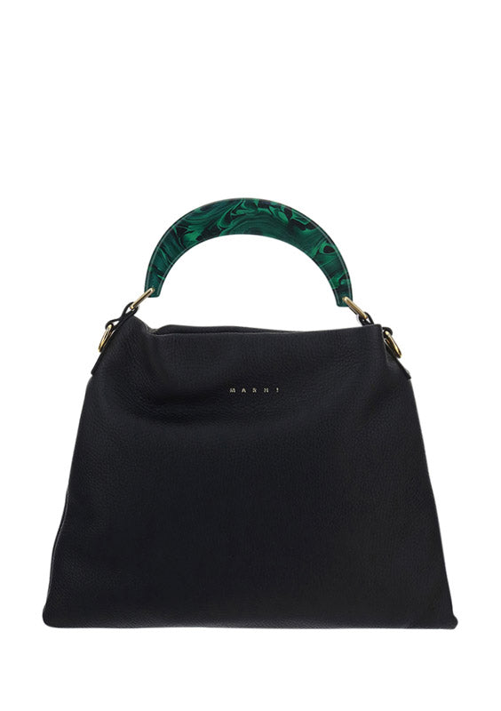 Venice Small Bag In Leather - Black