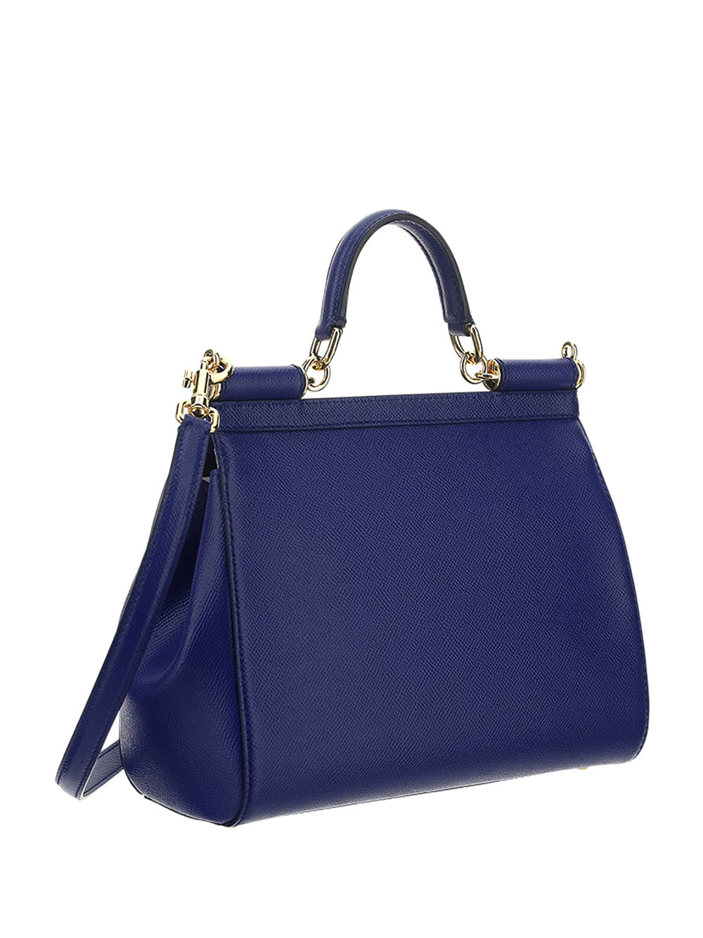 Medium Sicily Bag in Dauphine Calfskin - Blue