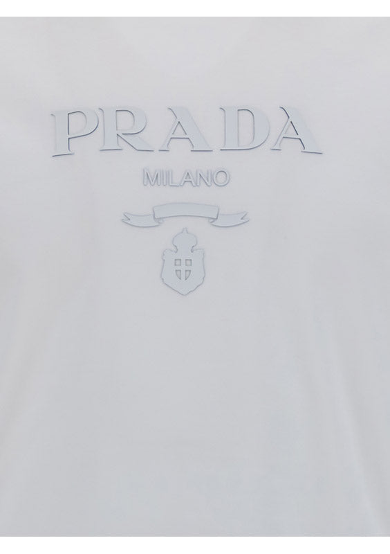 Cotton Embroidered T-Shirt - White