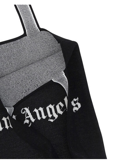 Knitted Shopper - Black.