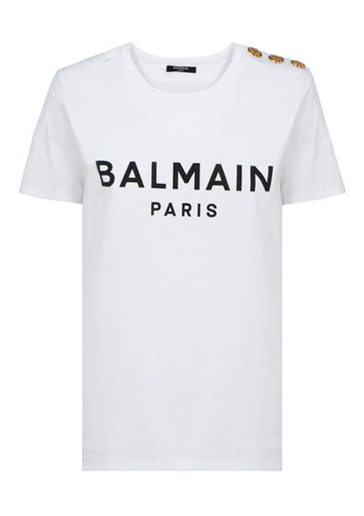 Logo Print T-Shirt - White