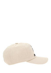 Tyron Logo Embroidered Baseball Cap - Ecru