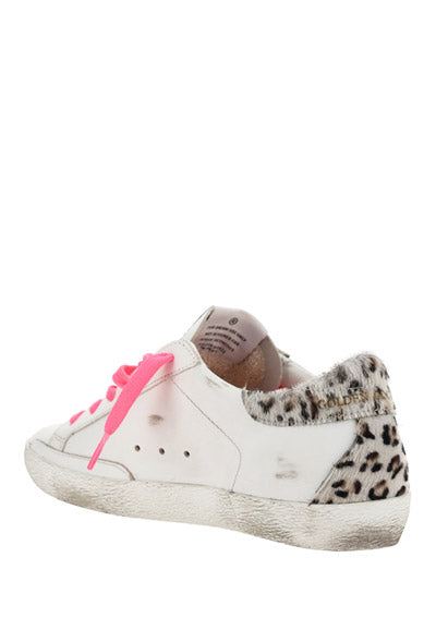 Superstar Sneakers - Leopard / White