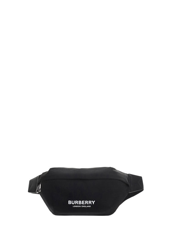 Sonny Belt Logo Print Nylon Sonny Bum Bag - Black