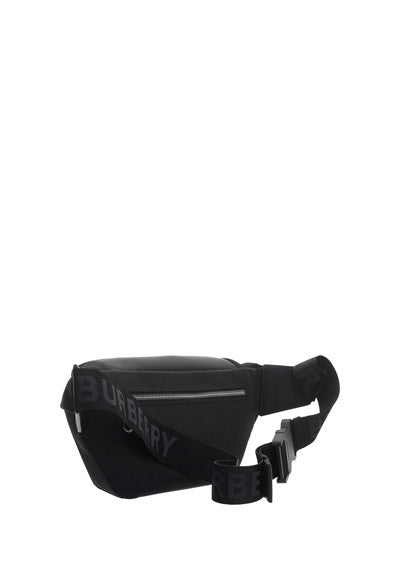 Sonny Belt Logo Print Nylon Sonny Bum Bag - Black