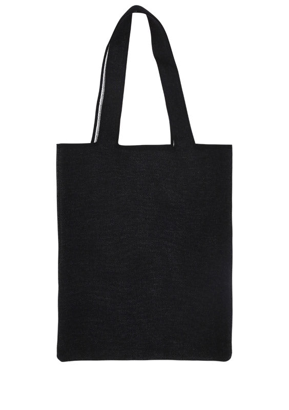 Knitted Shopper - Black.