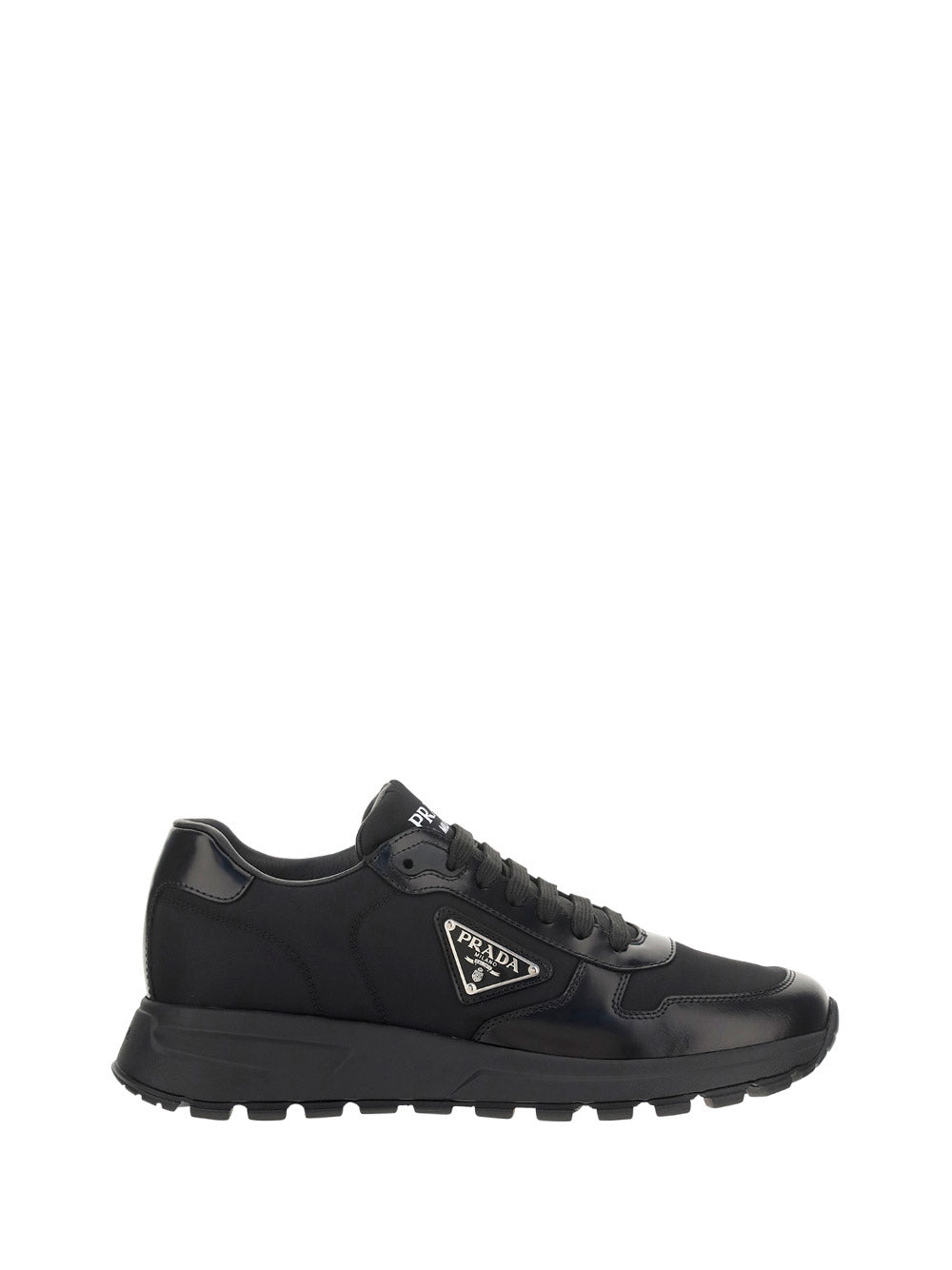 Prax 01 Sneakers in Nylon & Leather - Black
