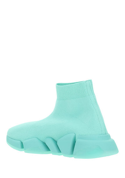 Speed 2.0 Recycled Knit Sneaker With Transparent Sole - Green