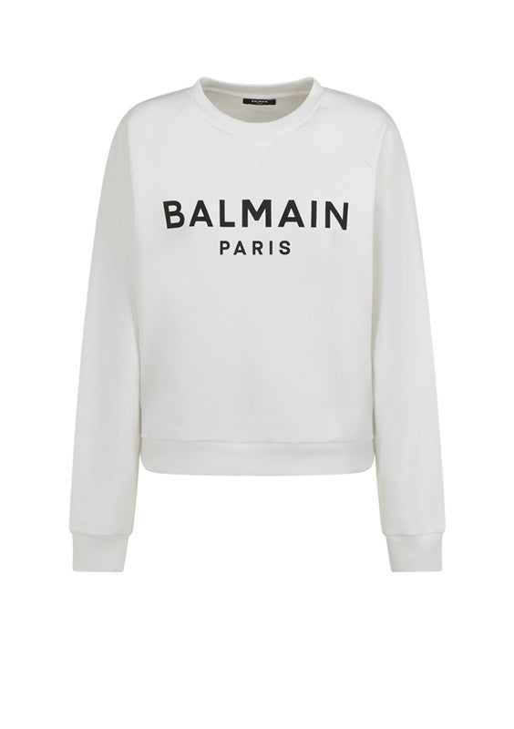 Cotton Sweatshirt With Logo - White