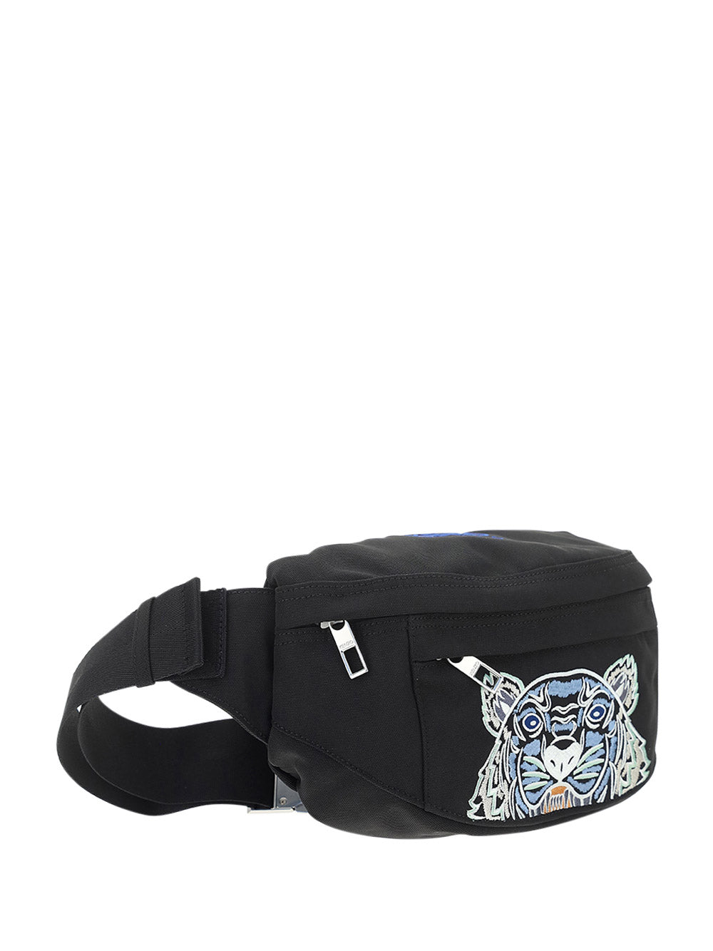 Canvas Kampus Tiger Belt Bag - Black