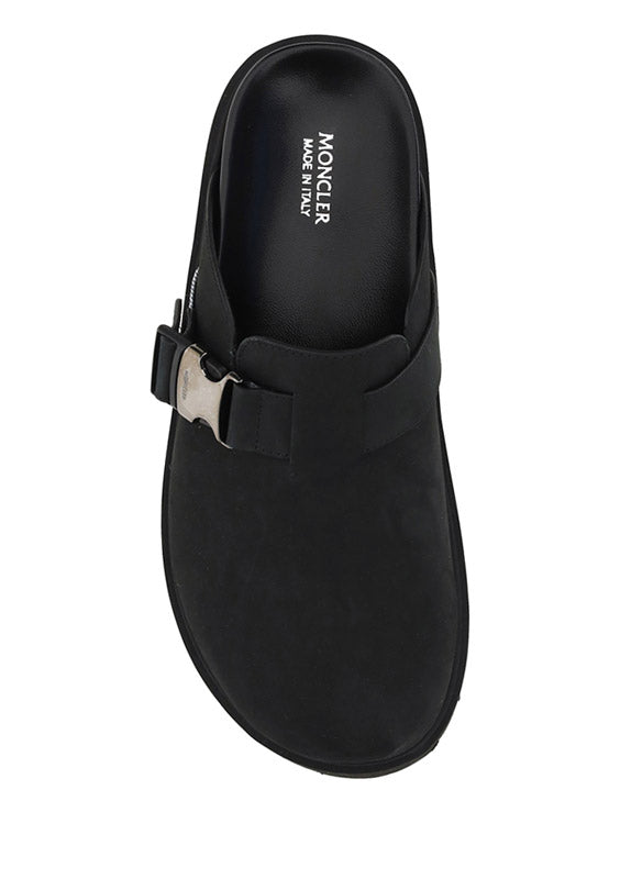 Mon Mule Slide Shoes - Black