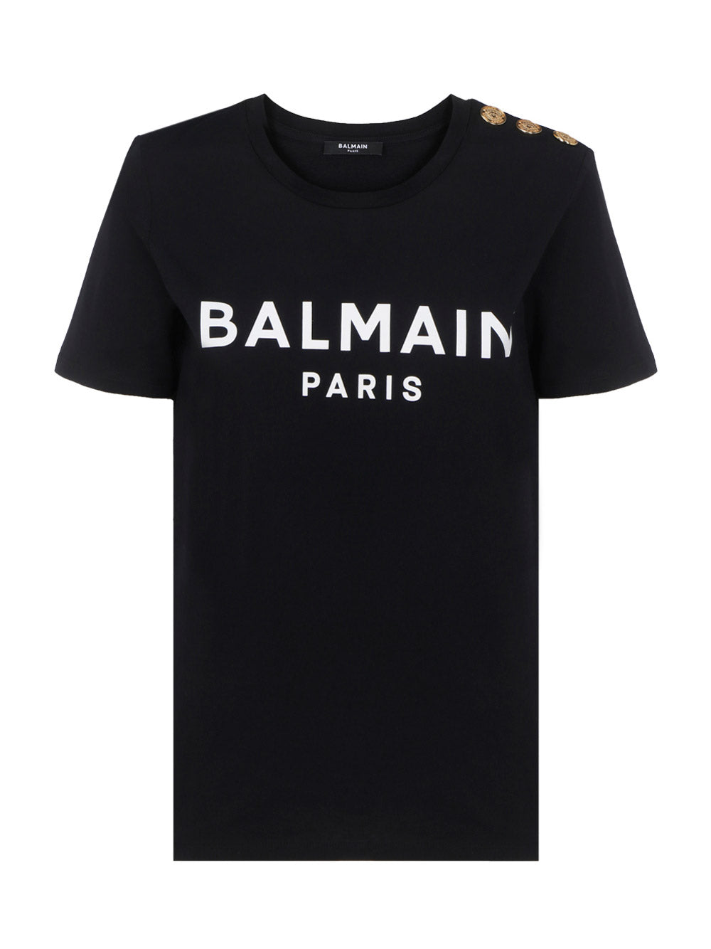 Logo Print T-Shirt - Black