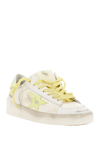 Stardan Sneakers - Ivory White / Yellow