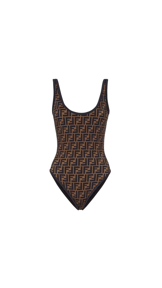 FF Swimsuit in Lycra® - Brown