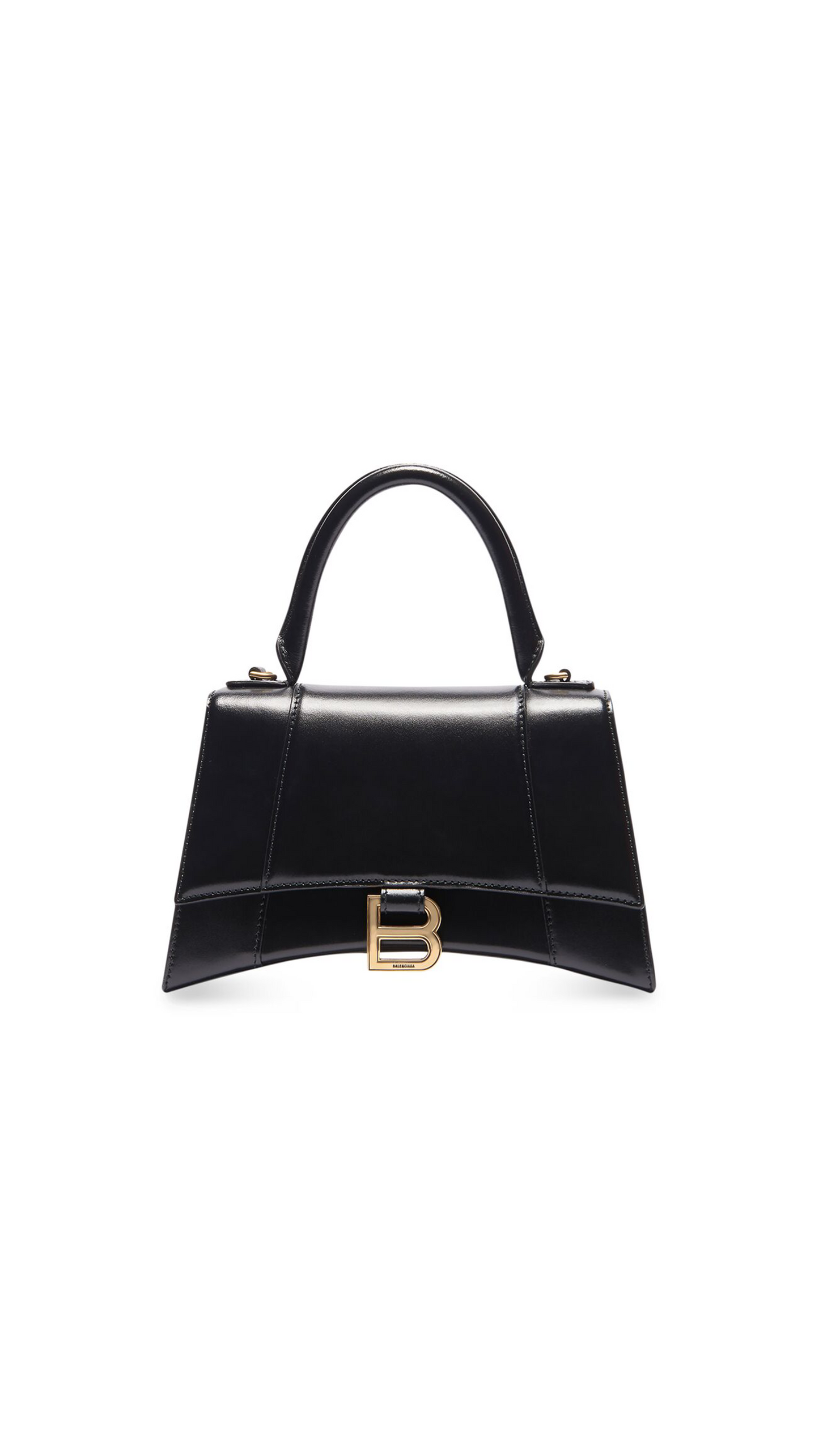 Hourglass Small Handbag Box - Black / Gold