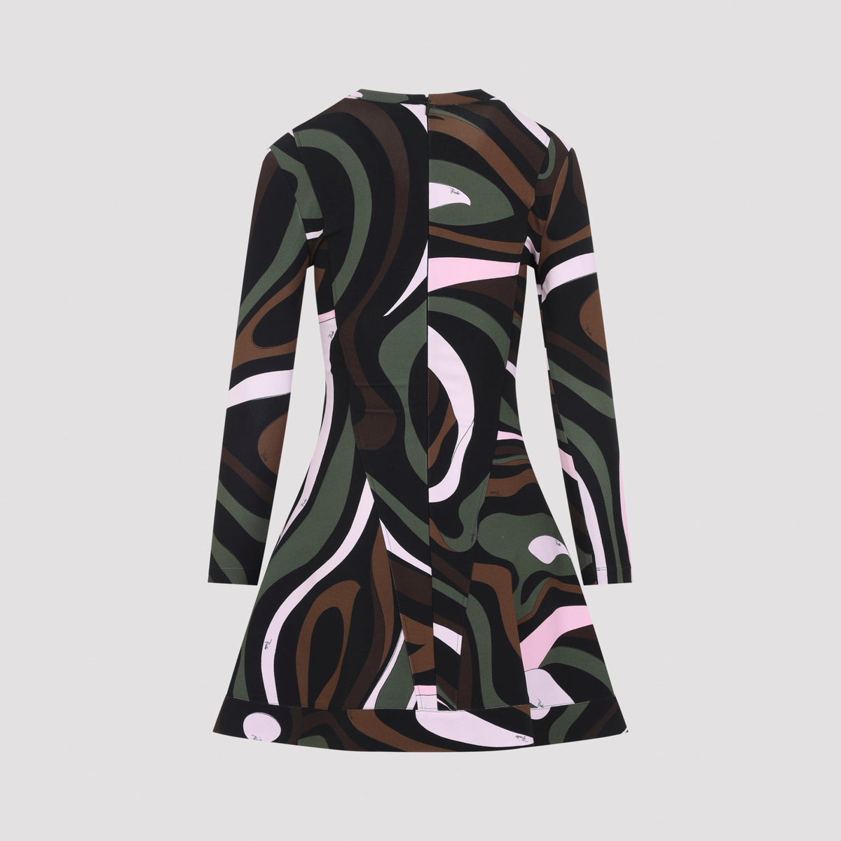 Marmo Print Compact Jersey Dress