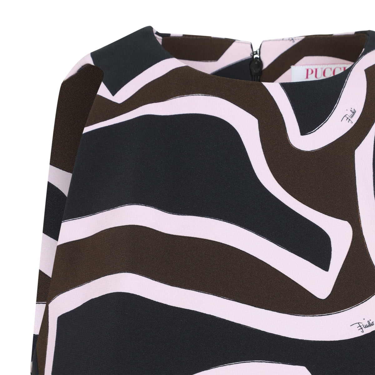 Labirinto-print Cady Dress