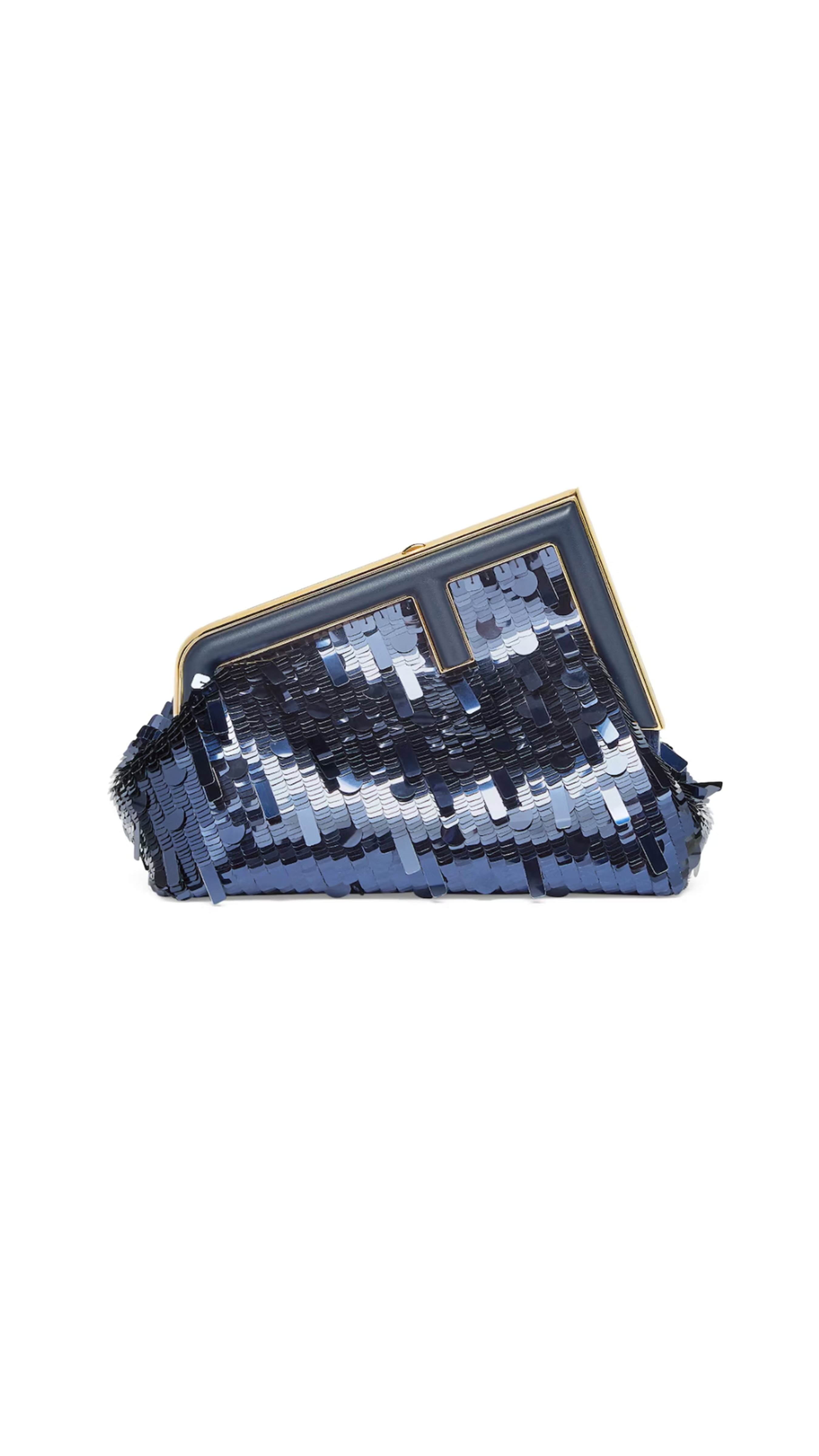 Fendi First Small Sequin Bag - Blue