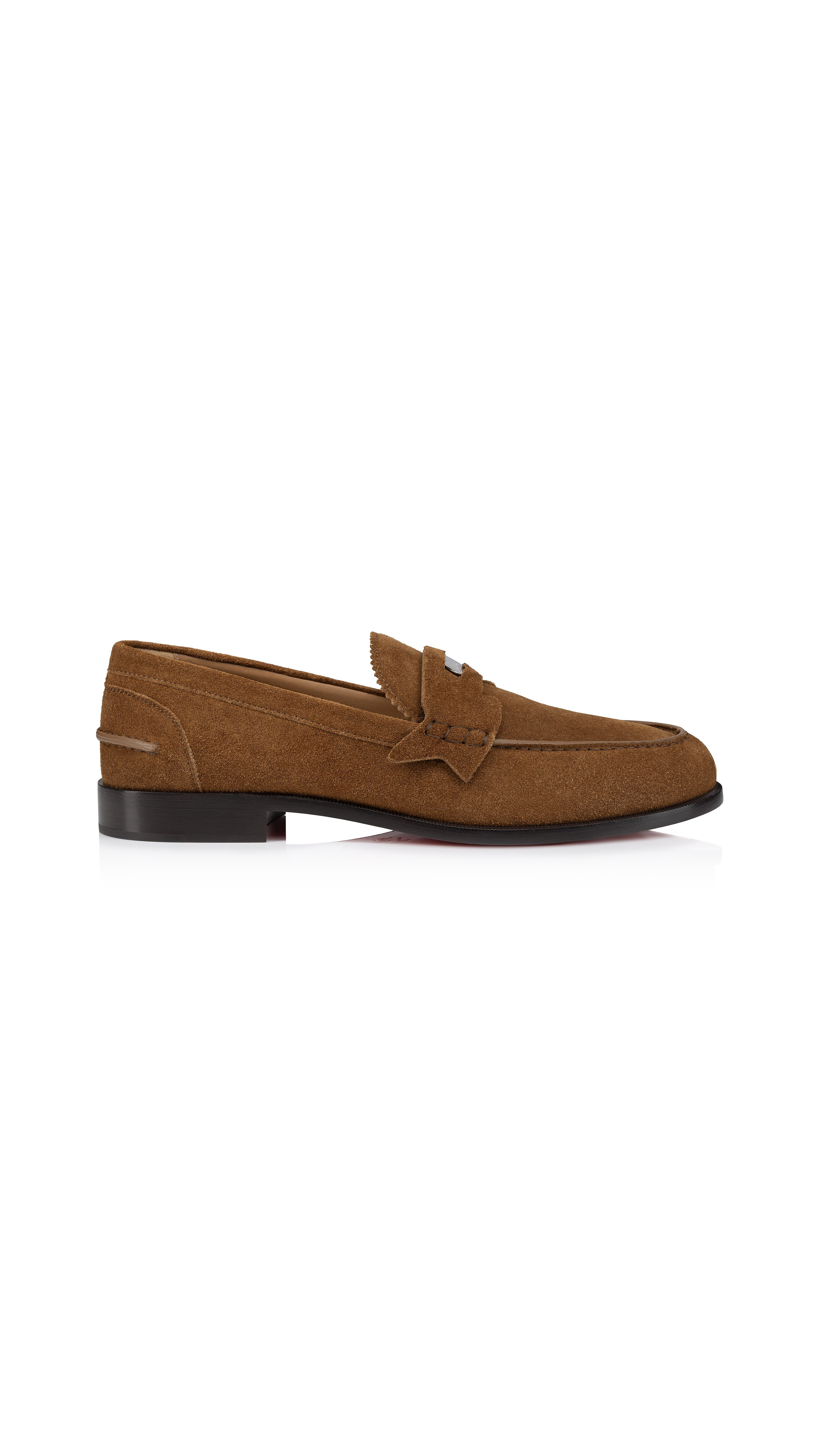 Penny Loafer in Reversed Calf Leather - Rhea