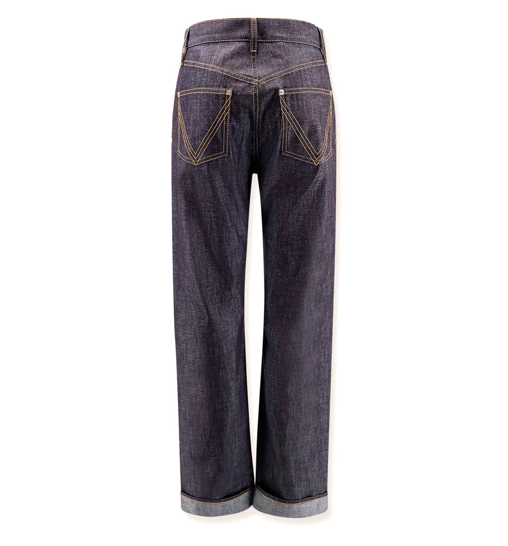 Indigo Straight Jeans