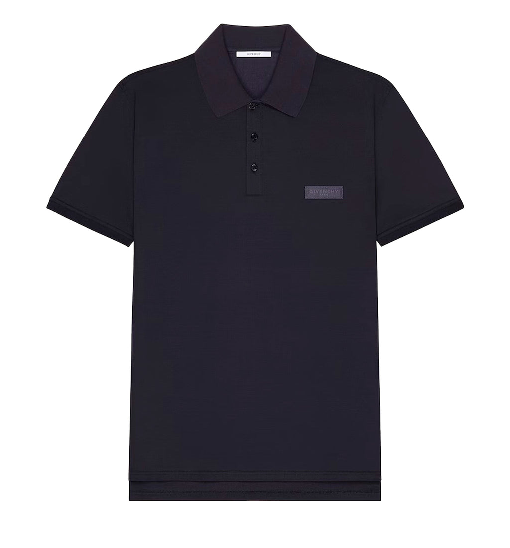 Polo in cotton with GIVENCHY Paris gros grain