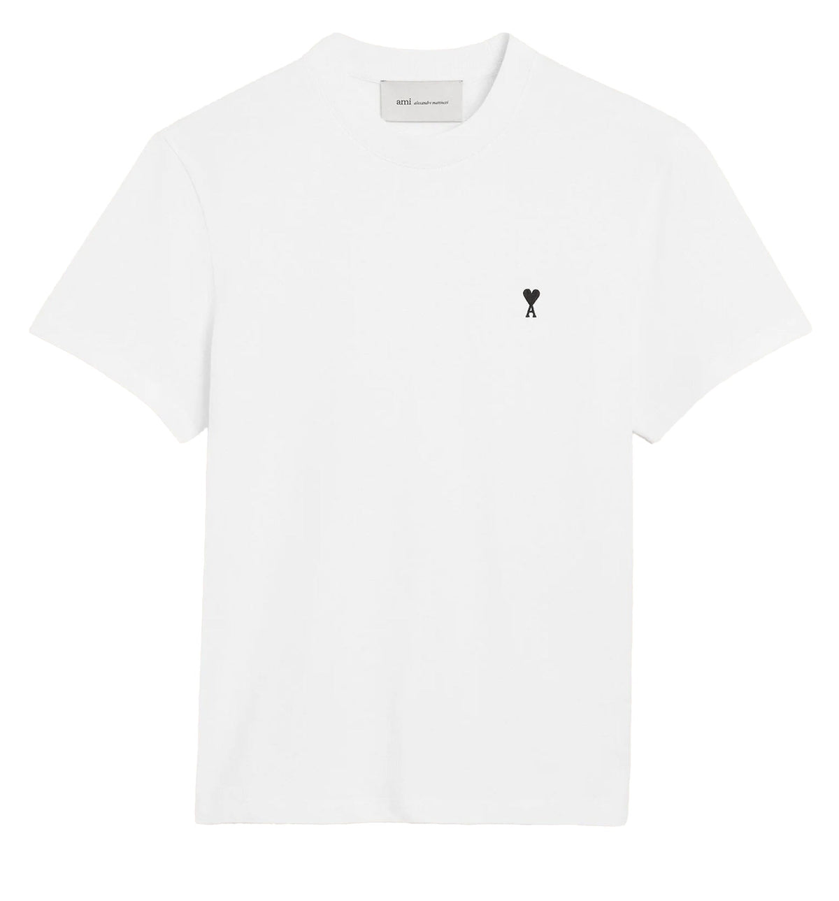 White cotton t-shirt with Ami de Coeur