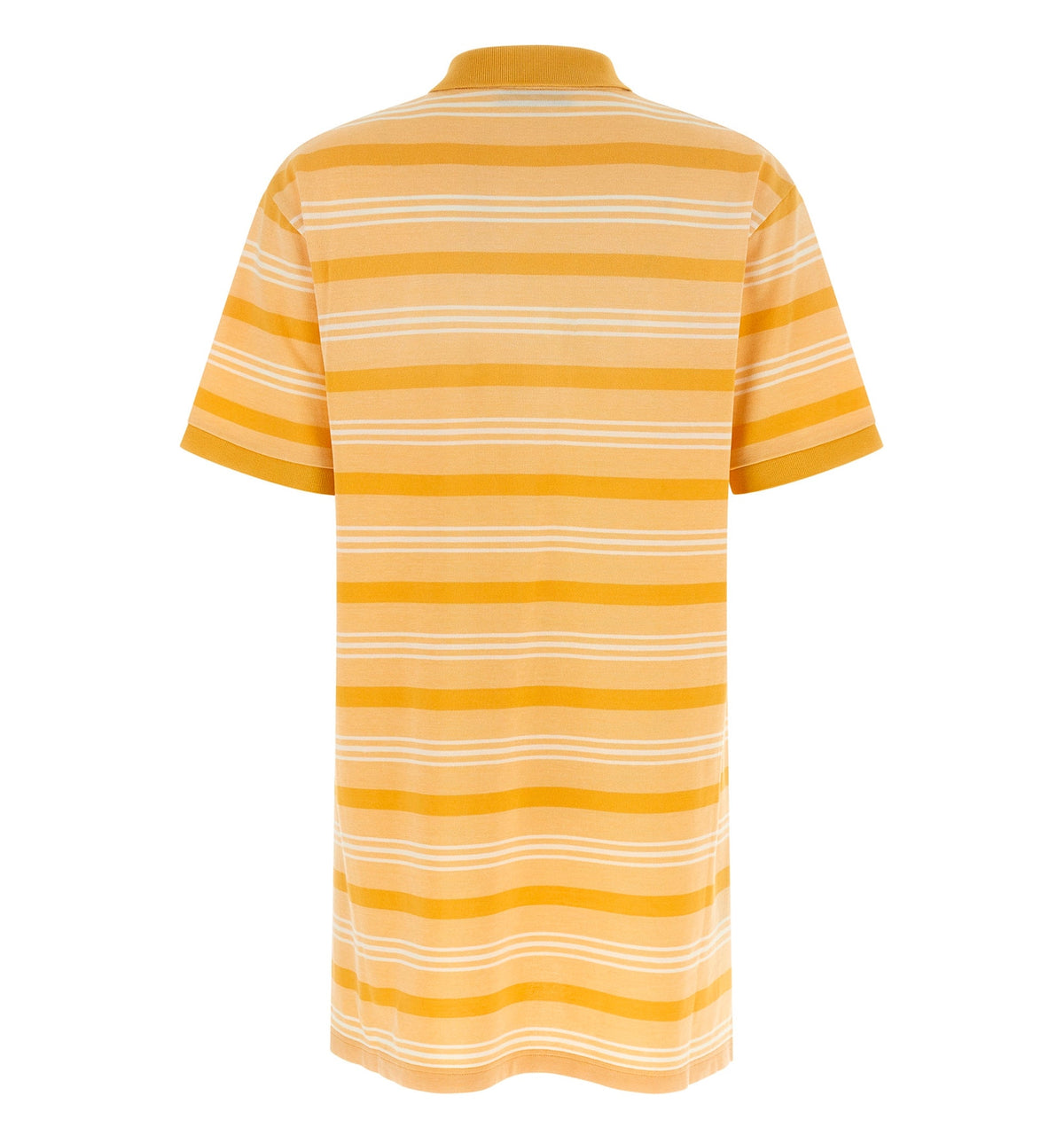 Bayadere stripe piqué mini-dress